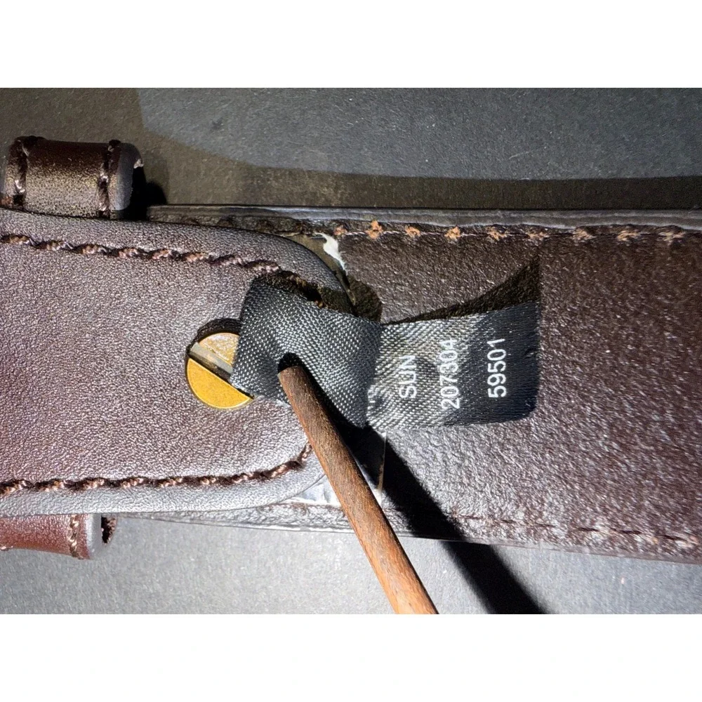 5.11 Tactical Men Brown Leather Casual Belt 1.5 Inch Model 59501 Size L 36-38